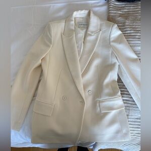 Club Monaco crepe blazer. Cream. Size 4. Excellent condition